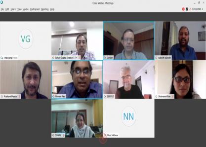 Online screening for final selection of start ups